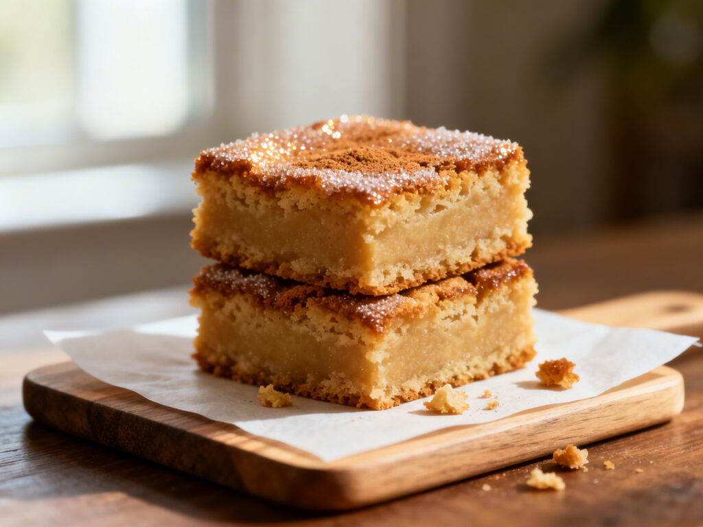 One-Bowl Cinnamon Sugar Blondies Recipe for Quick Desserts