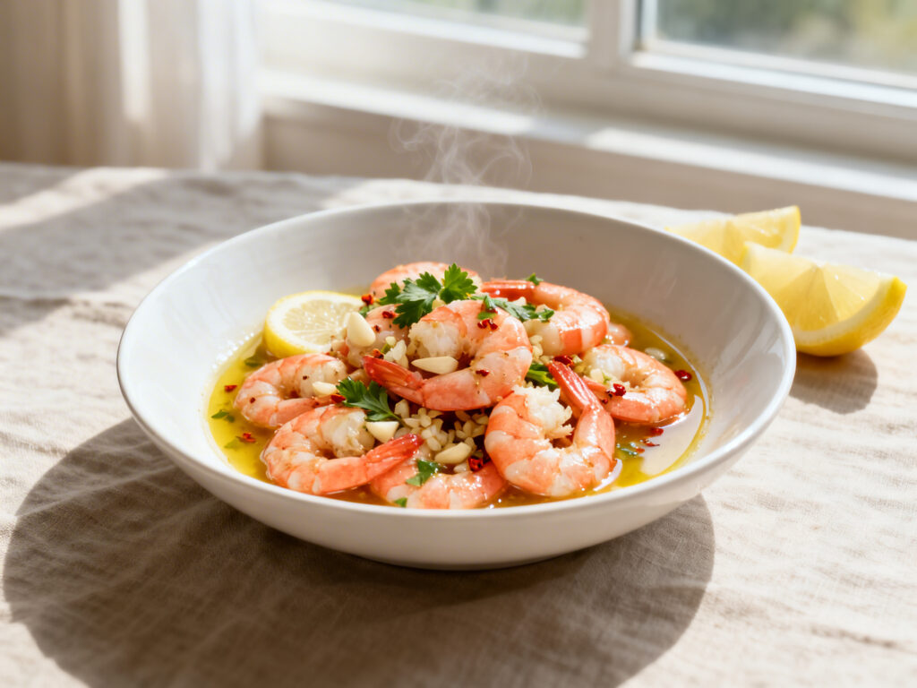 Garlic Butter Shrimp with Lemon (Keto-Friendly Dinner Idea)