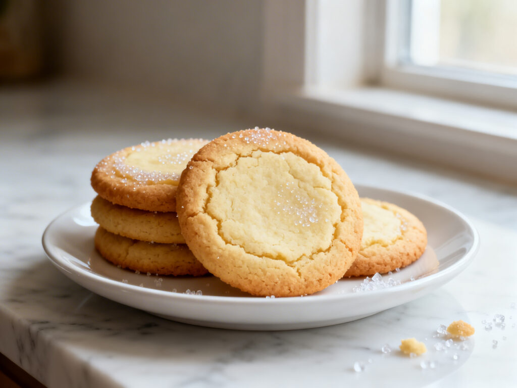 Bakery-Style Sugar Cookies with Perfect Edges and Soft Centers